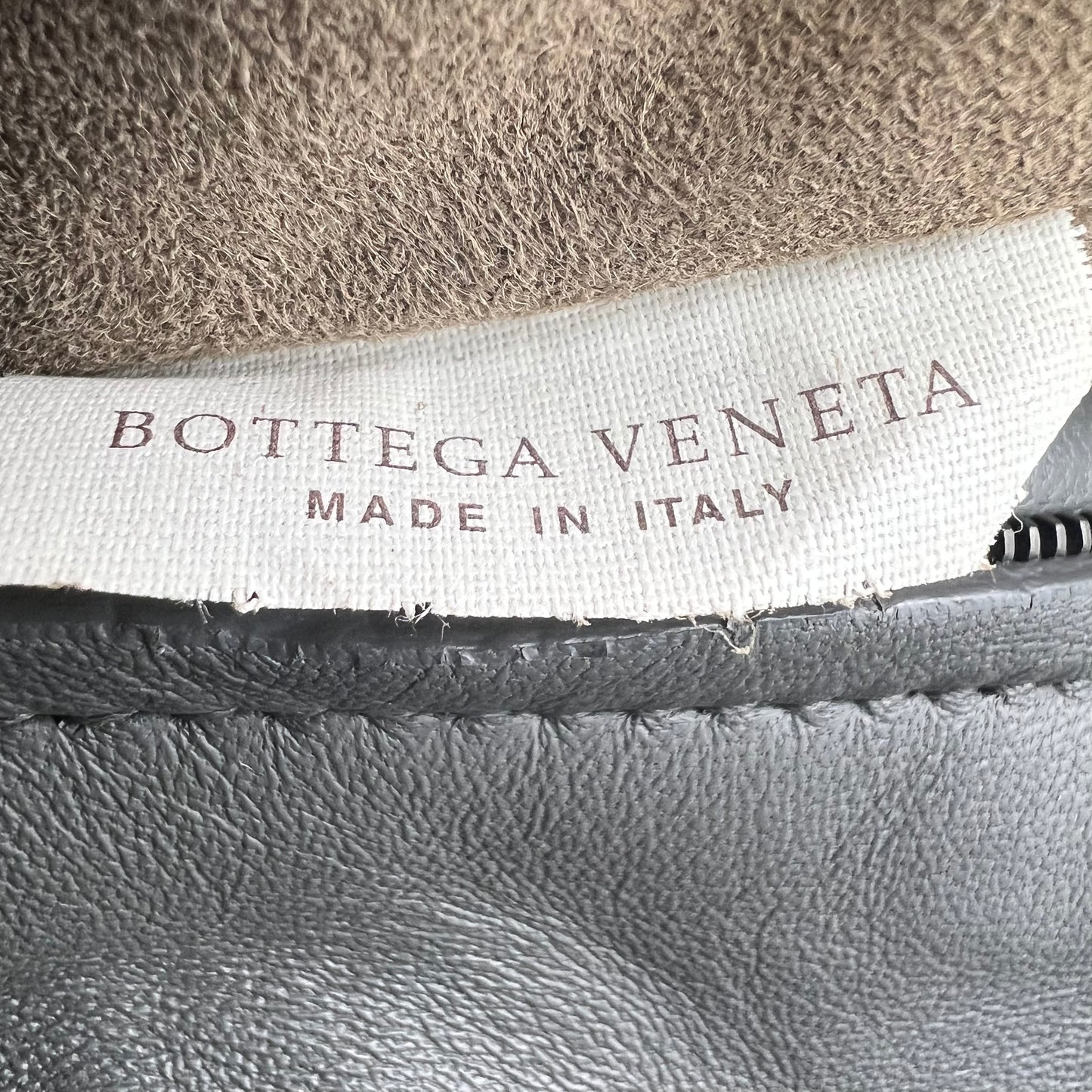 Intrecciato Chain Tote Grey