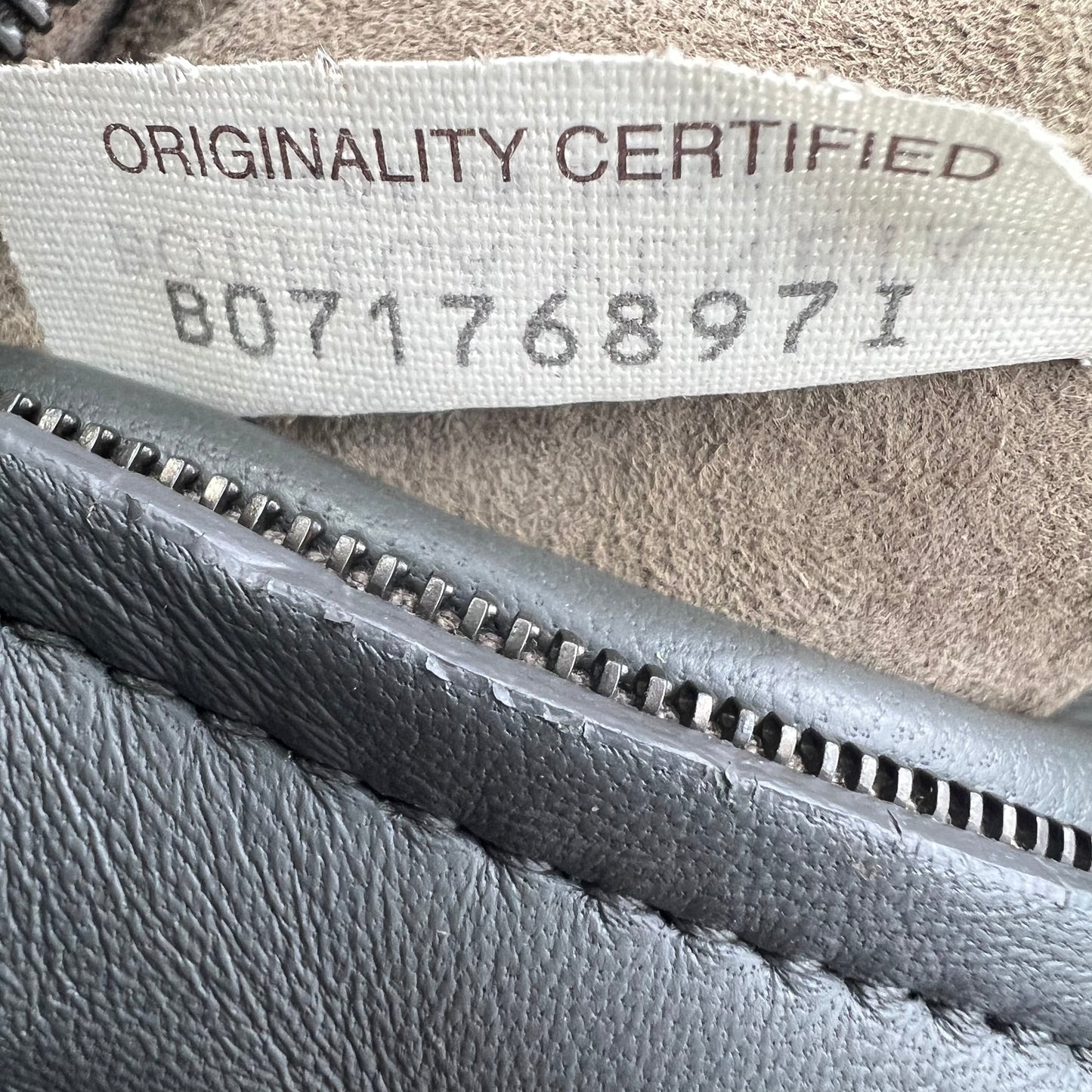 Intrecciato Chain Tote Grey