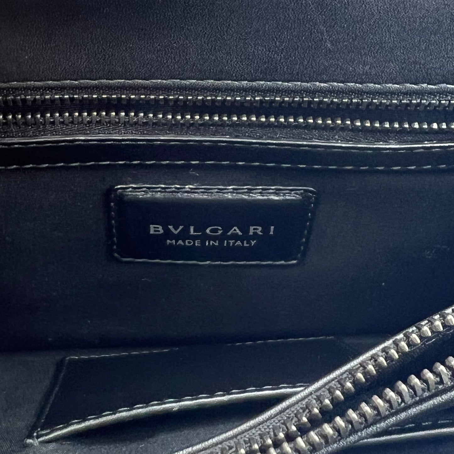 Calfskin Plisse Serpenti Forever Crossbody Bag Black