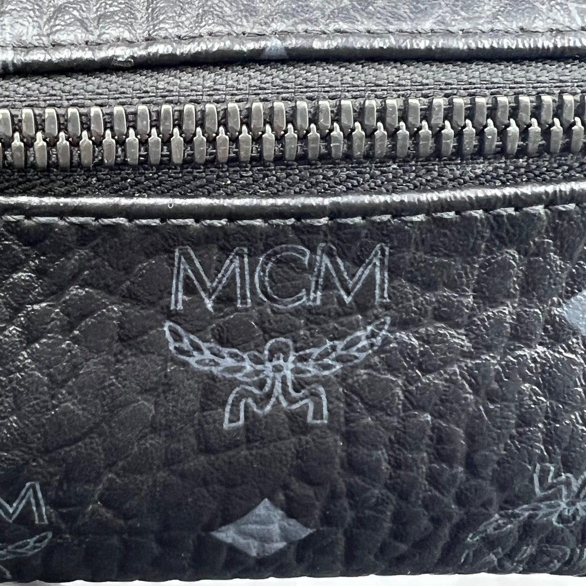 MCM Black Visetos Coated Canvas and Leather X-Mini Stark Bebe Boo Backpack0 — view 4 of 9 Black Visetos Coated Canvas and Leather X-Mini Stark Bebe Boo Backpack0, view 4 of 9