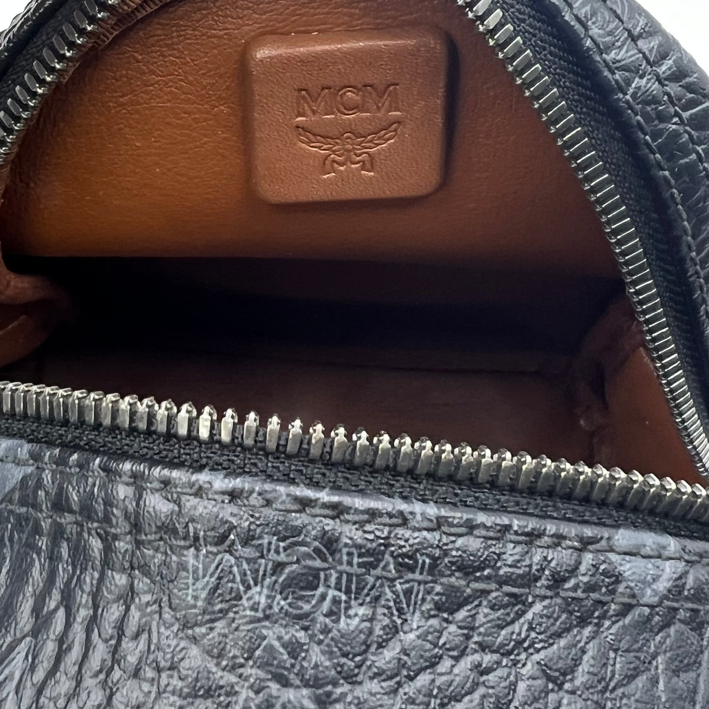 Black Visetos Coated Canvas and Leather X-Mini Stark Bebe Boo Backpack0