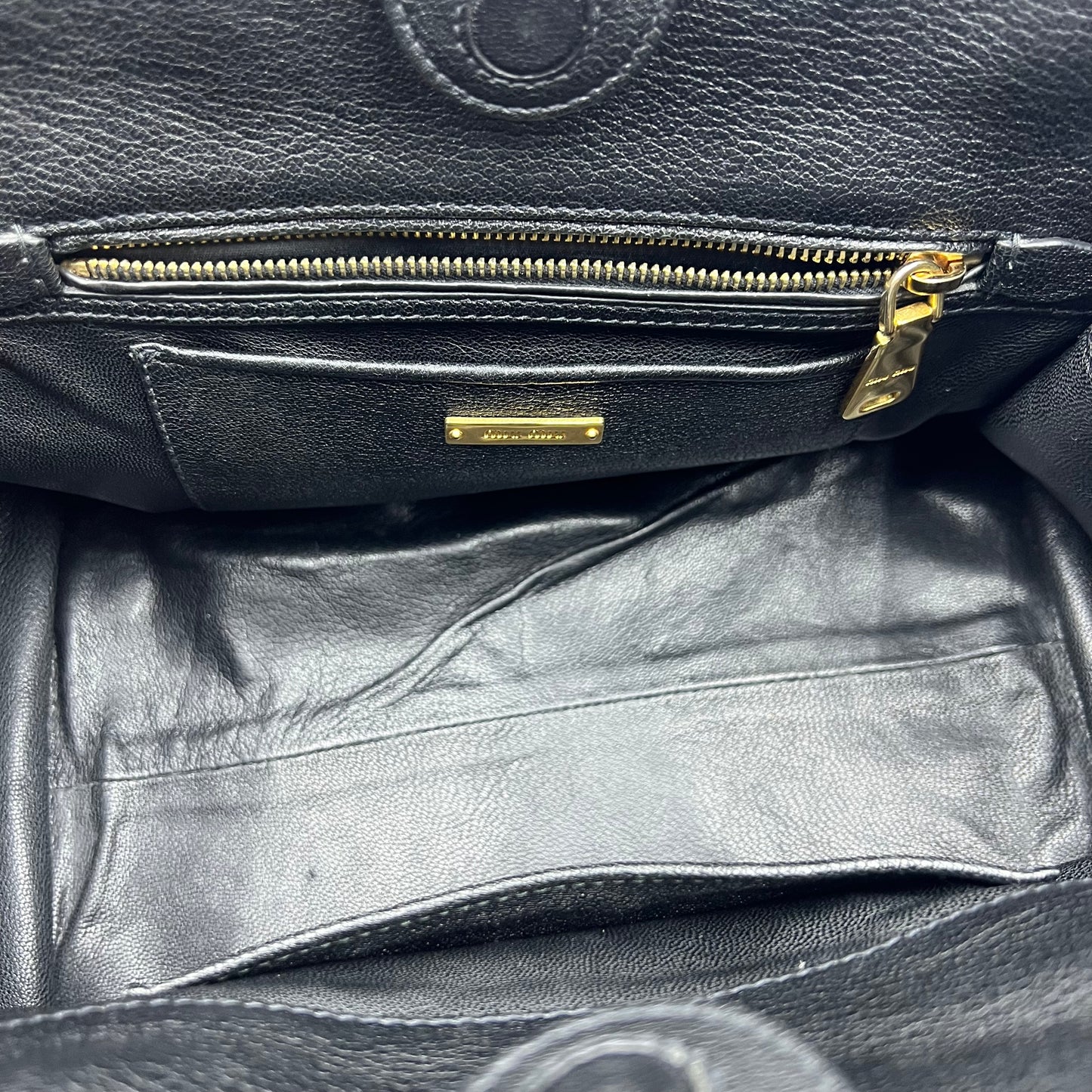 Blue Denim Biker Handbag