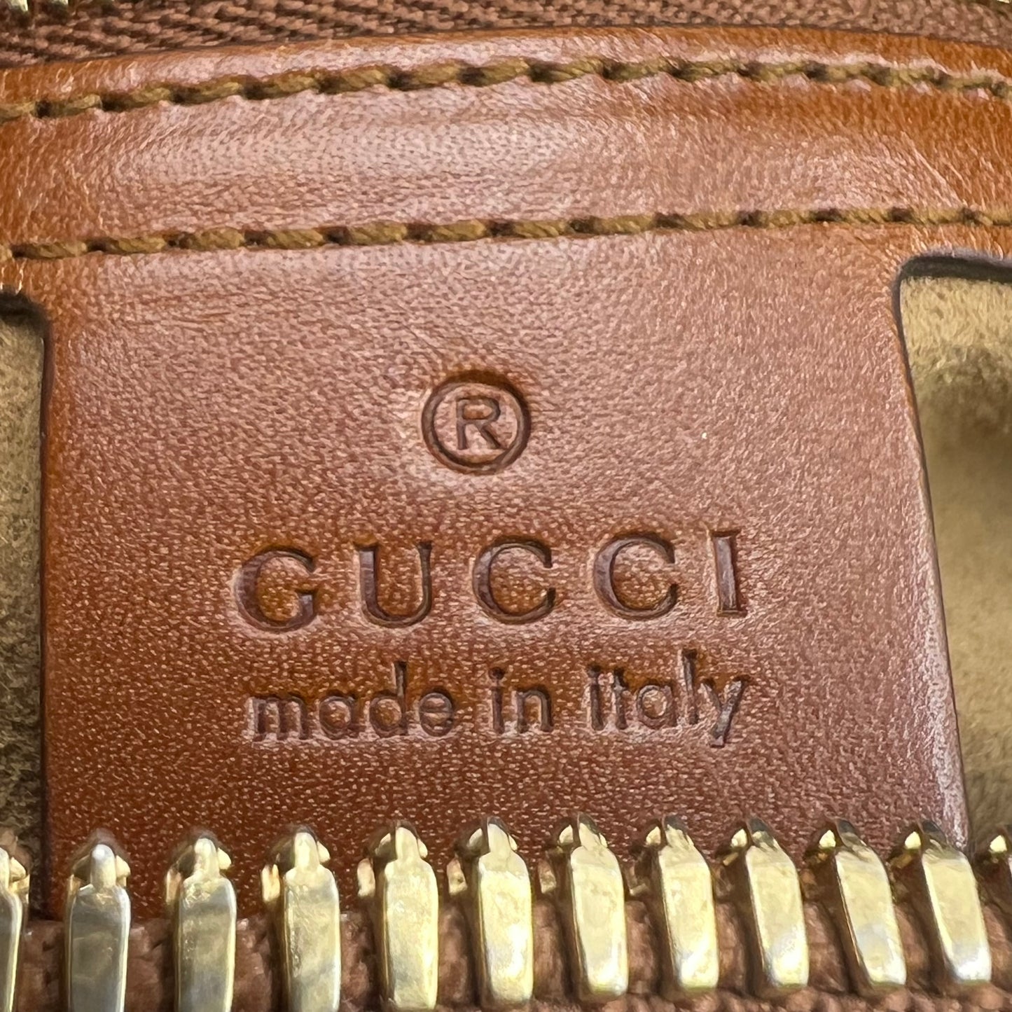 Gucci Brown GG Supreme Canvas Tote Bag