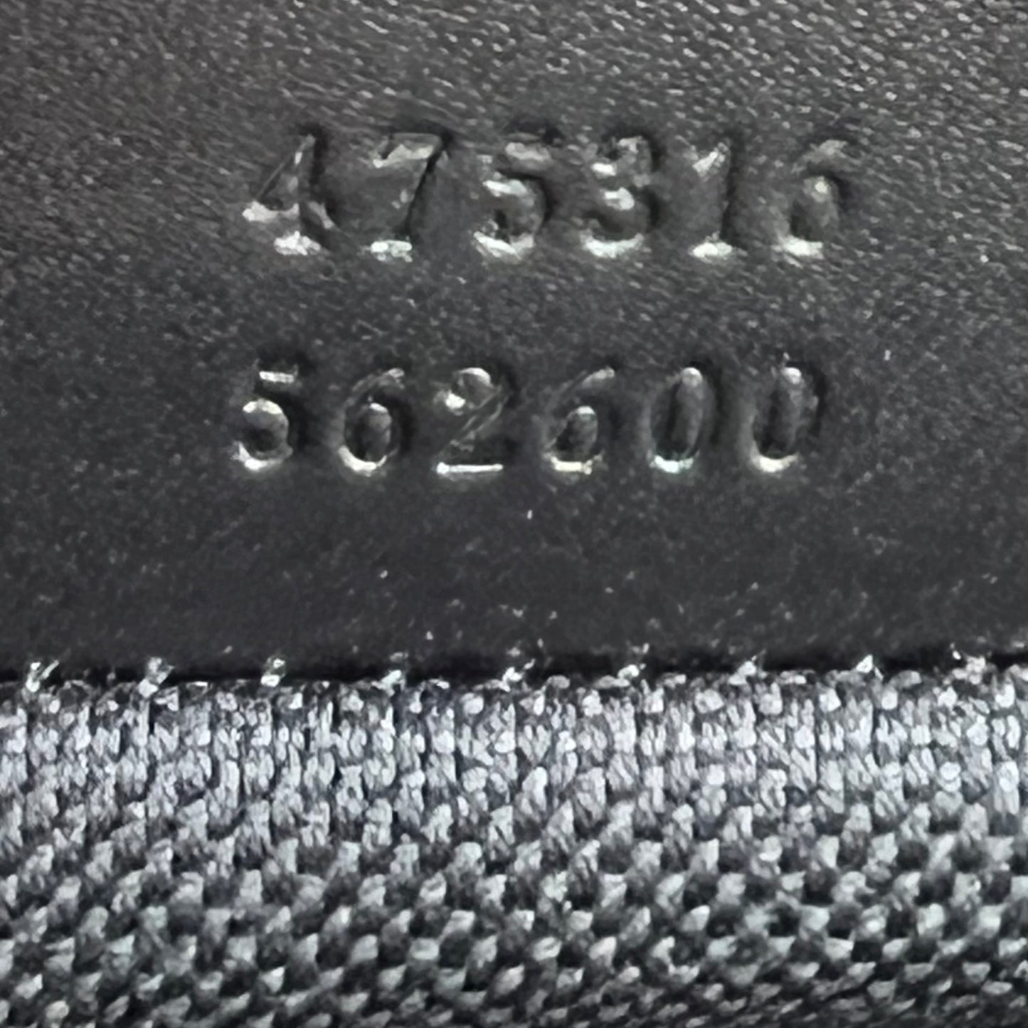 GG Supreme Monogram Selleria Calfskin Web New Web Cosmetic Case Black
