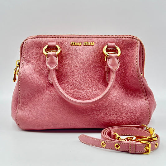 Goatskin Madras Bauletto Peonia