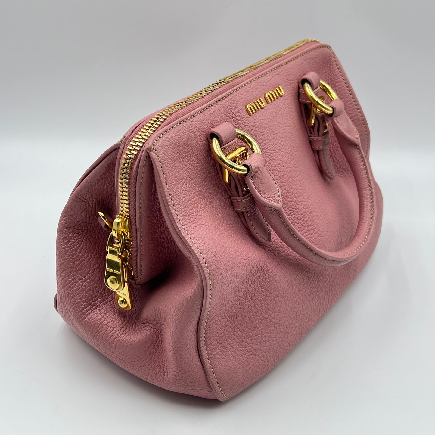 Goatskin Madras Bauletto Peonia