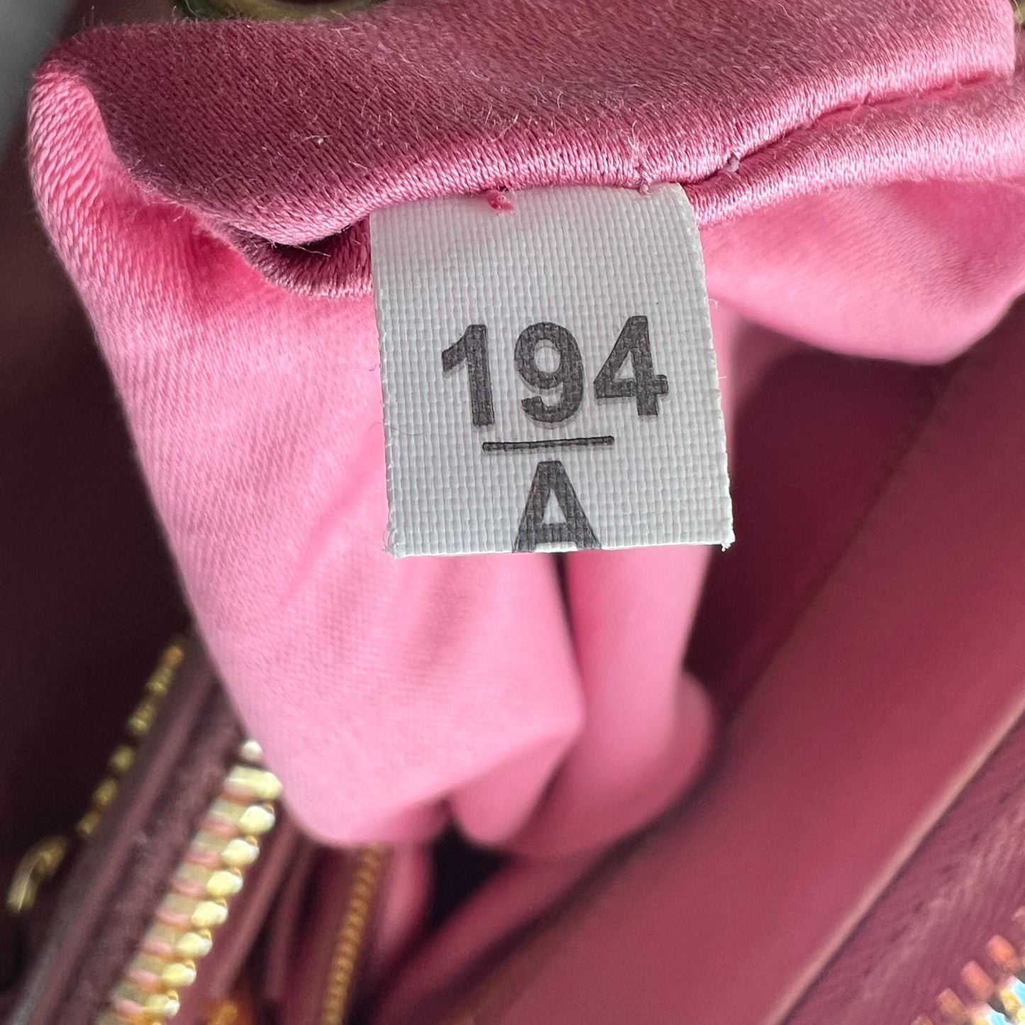 Goatskin Madras Bauletto Peonia