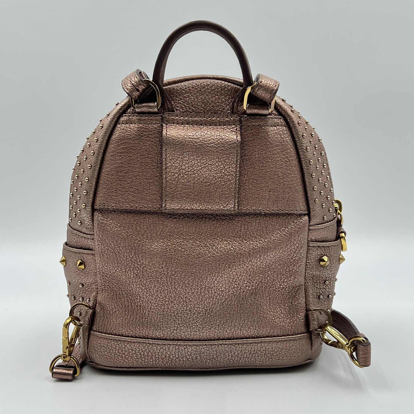 Mini Stud Leather Backpack