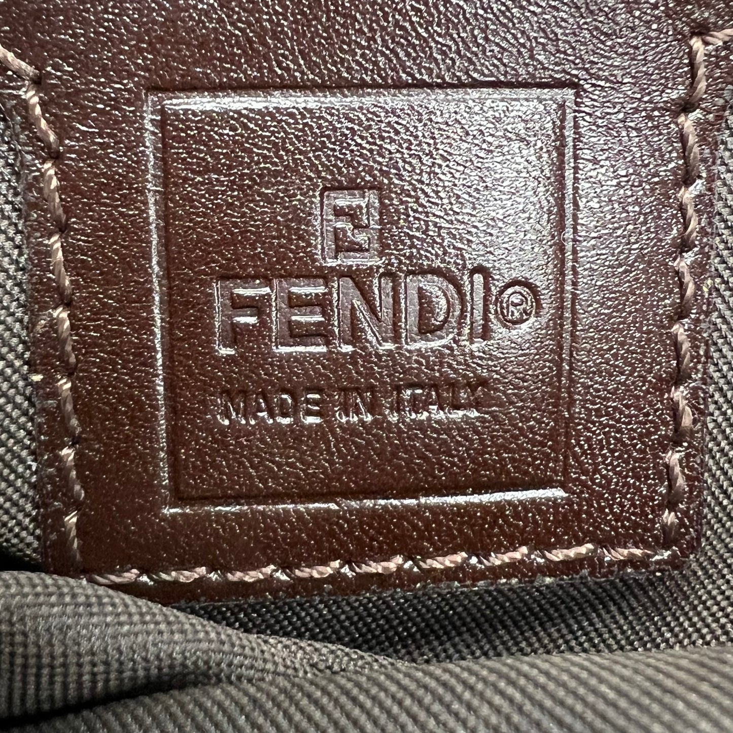 Baguette leather handbag