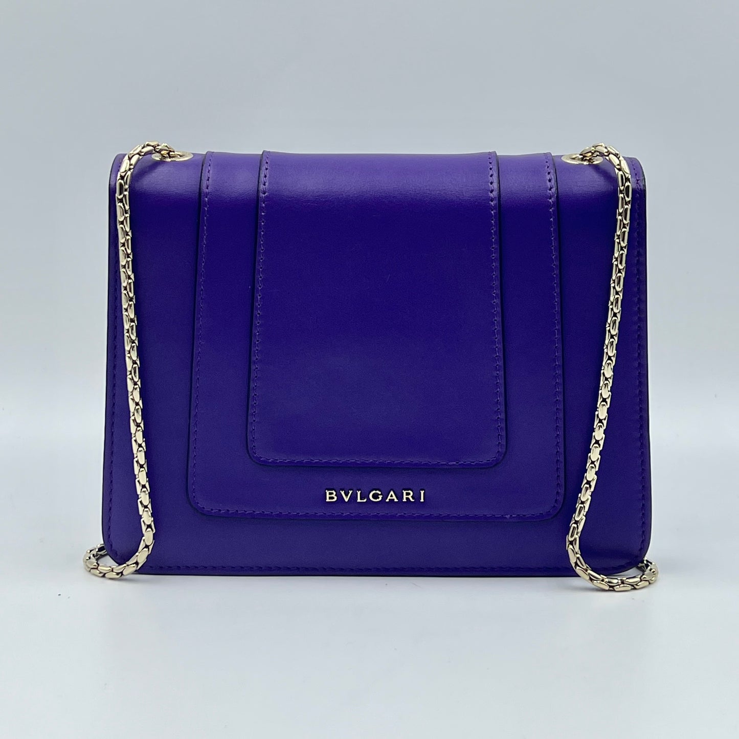 Calfskin Serpenti Forever Shoulder Bag Purple