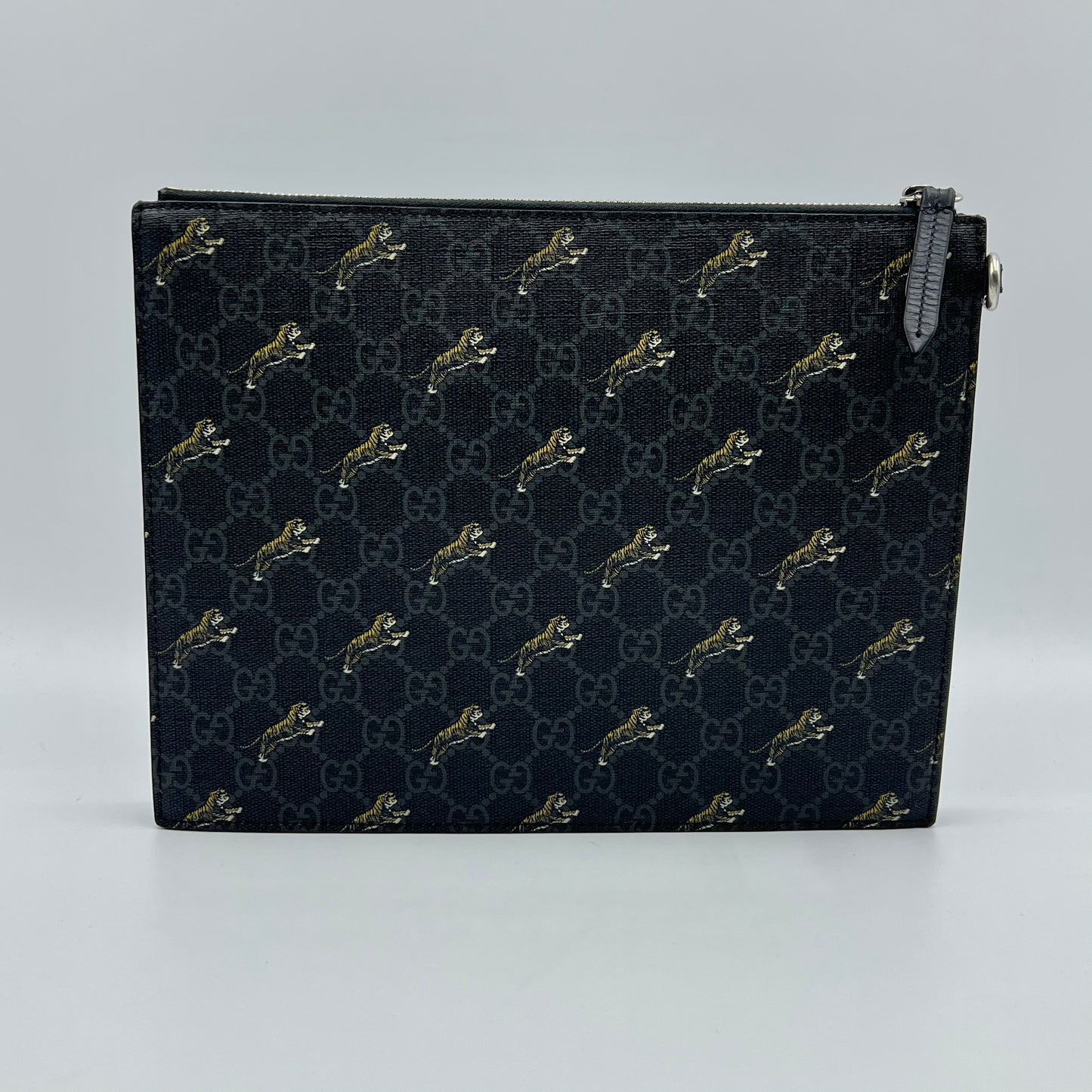 GG Supreme Tiger Zip Pouch