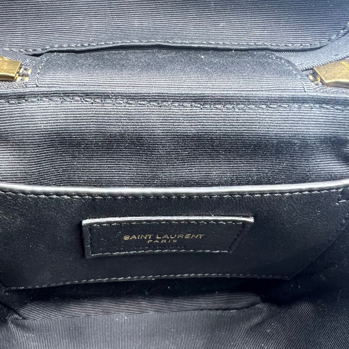 Grain de Poudre Quilted 80's Vanity Bag Black