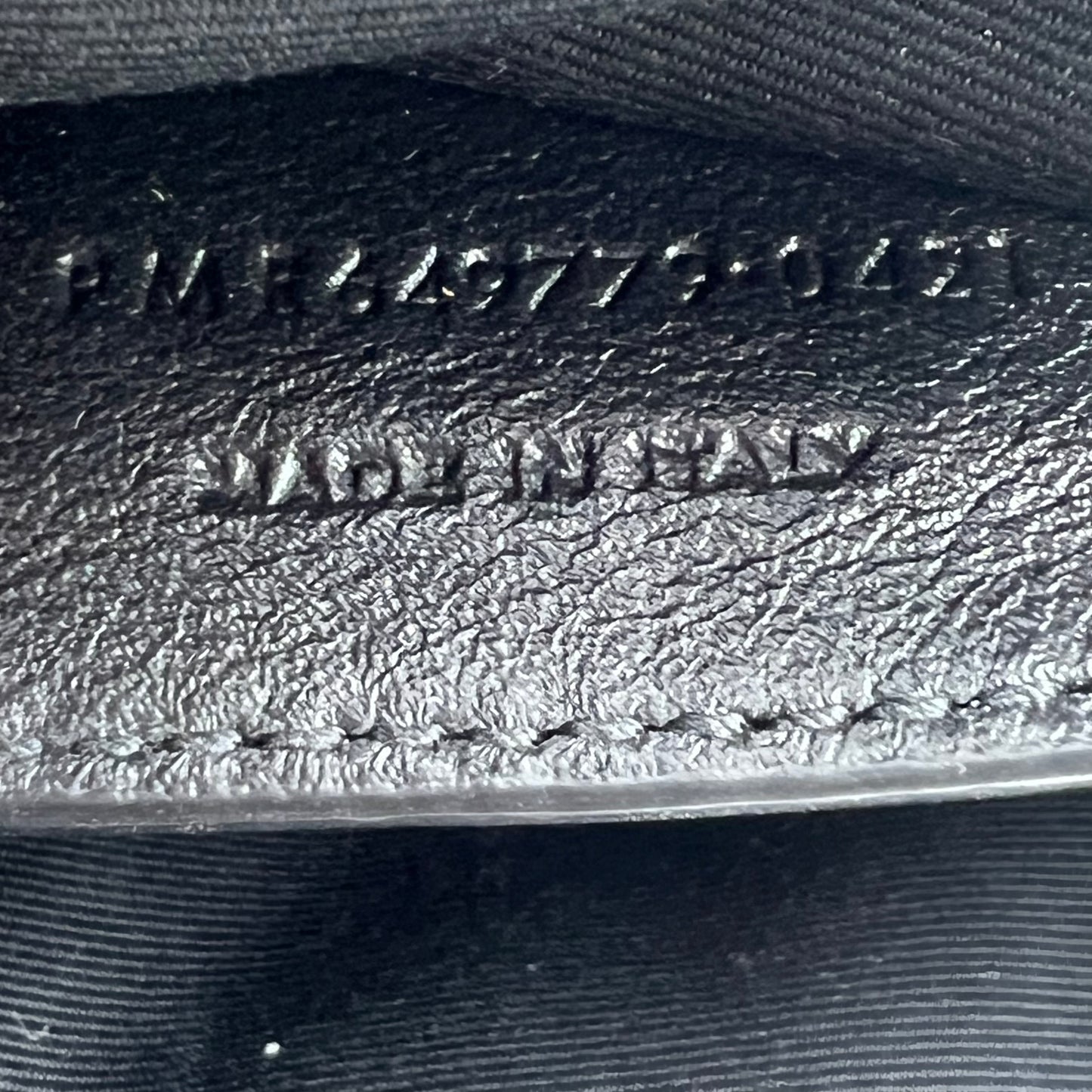 Grain de Poudre Quilted 80's Vanity Bag Black