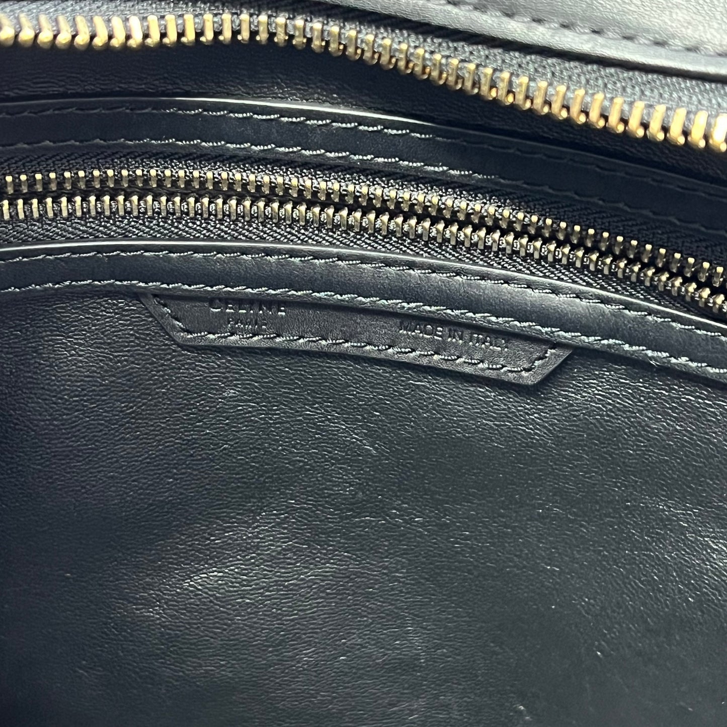 Tricolor Luggage Bag Leather Mini