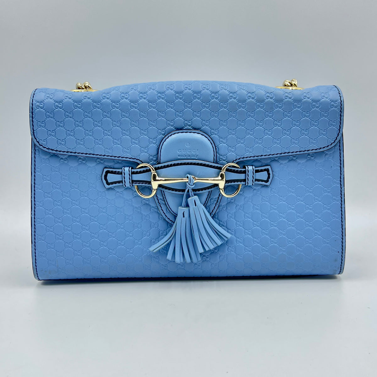 Gucci Emily Guccissima Chain Shoulder Bag