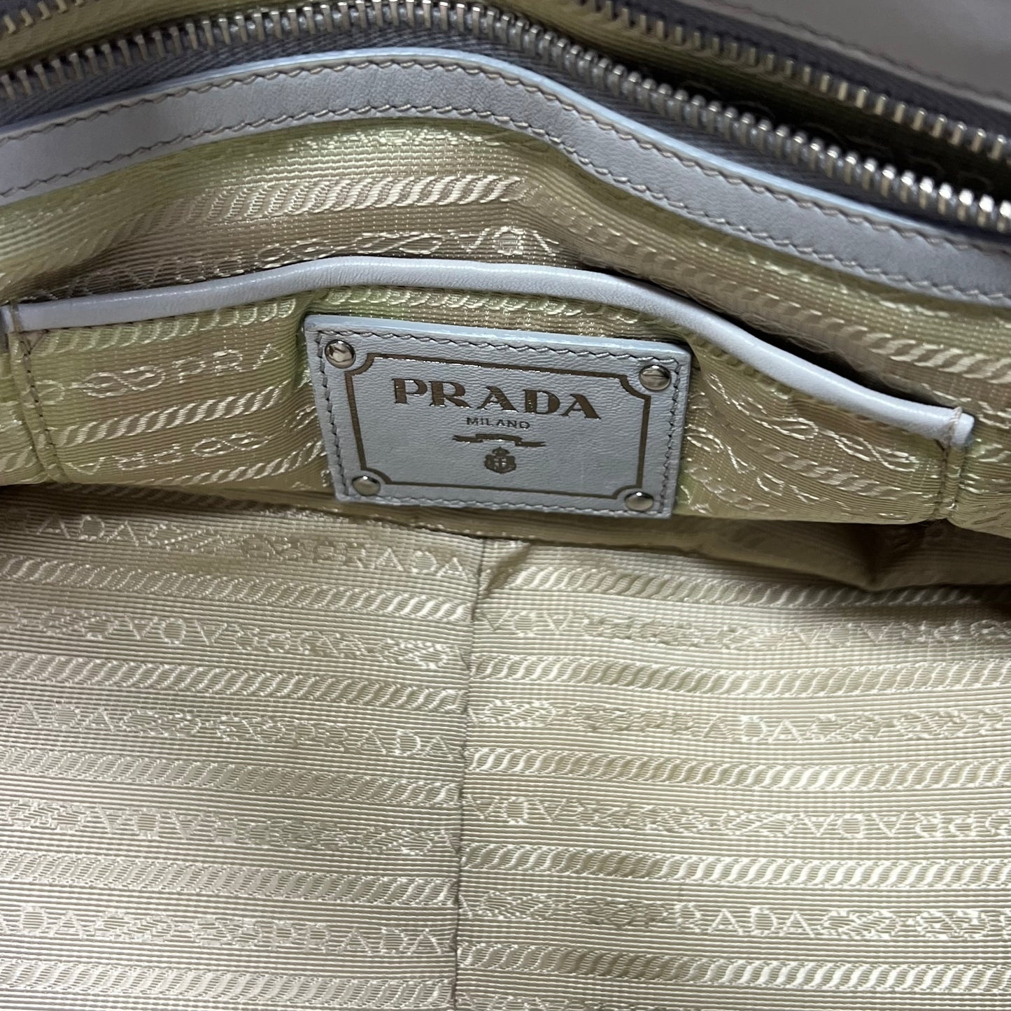 Nappa Gaufre Leather Shoulder Bag
