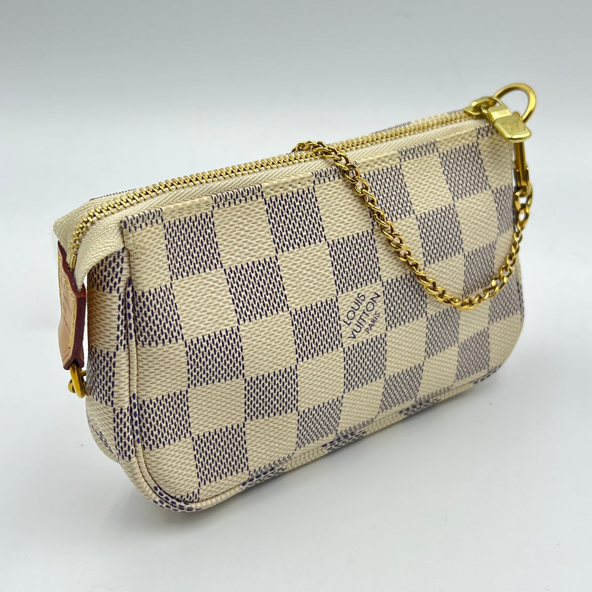 Damier Azur Mini Pochette Accessories — view 6 of 7 Damier Azur Mini Pochette Accessories, view 6 of 7
