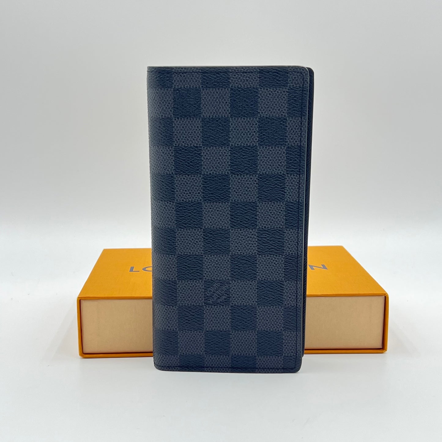 Brazza Damier Graphite Canvas Wallet