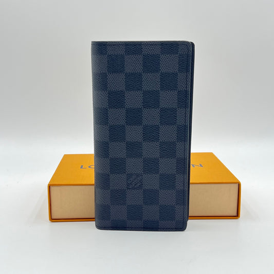 Brazza Damier Graphite Canvas Wallet