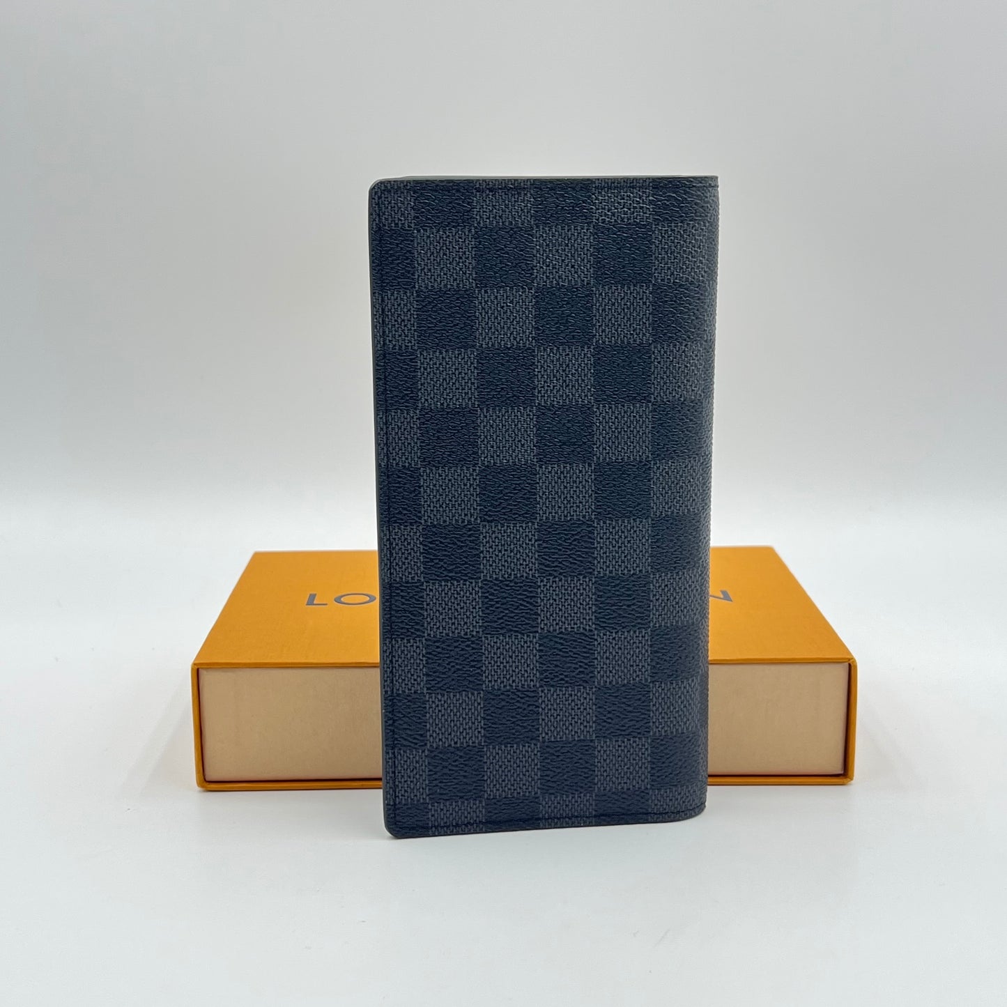 Brazza Damier Graphite Canvas Wallet
