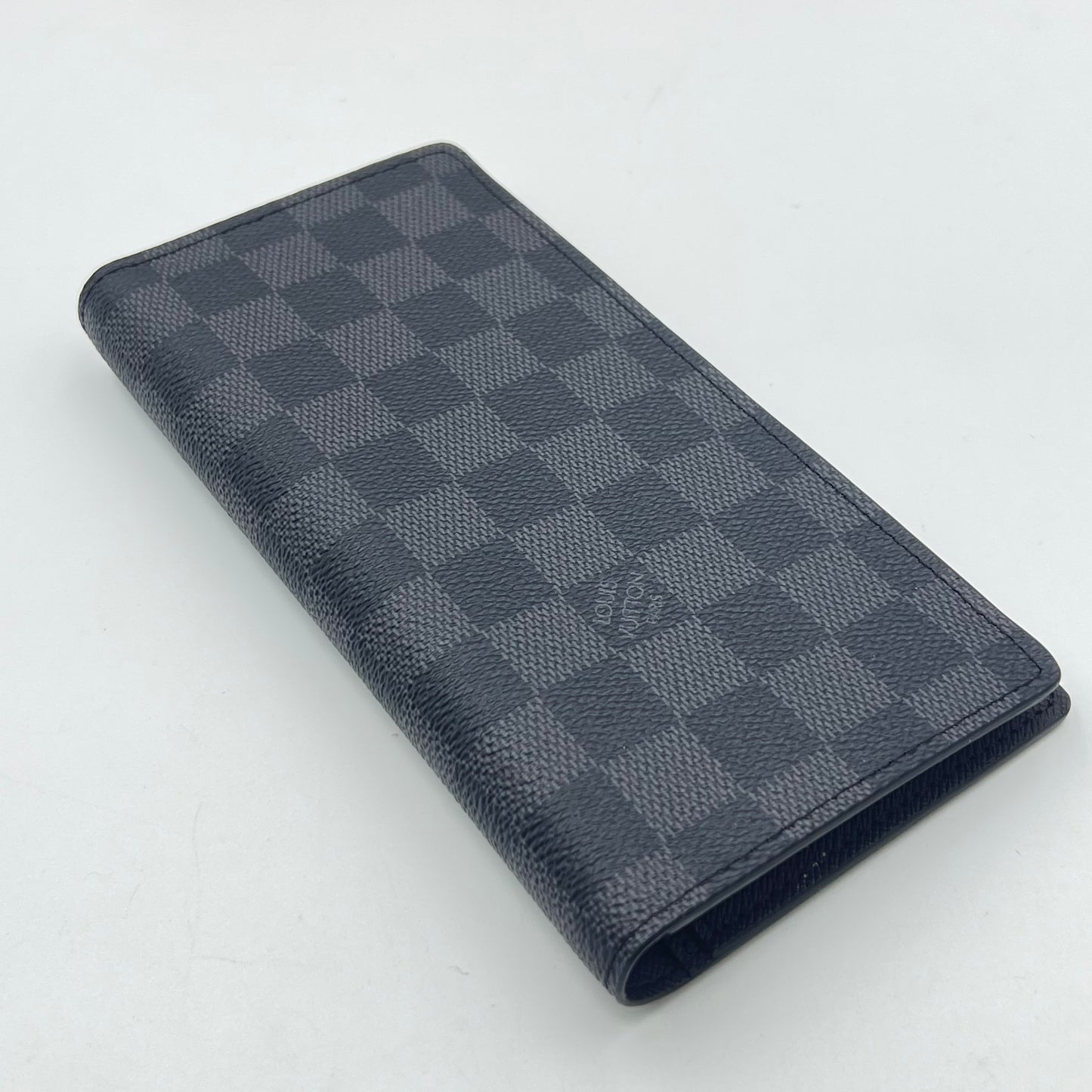 Brazza Damier Graphite Canvas Wallet