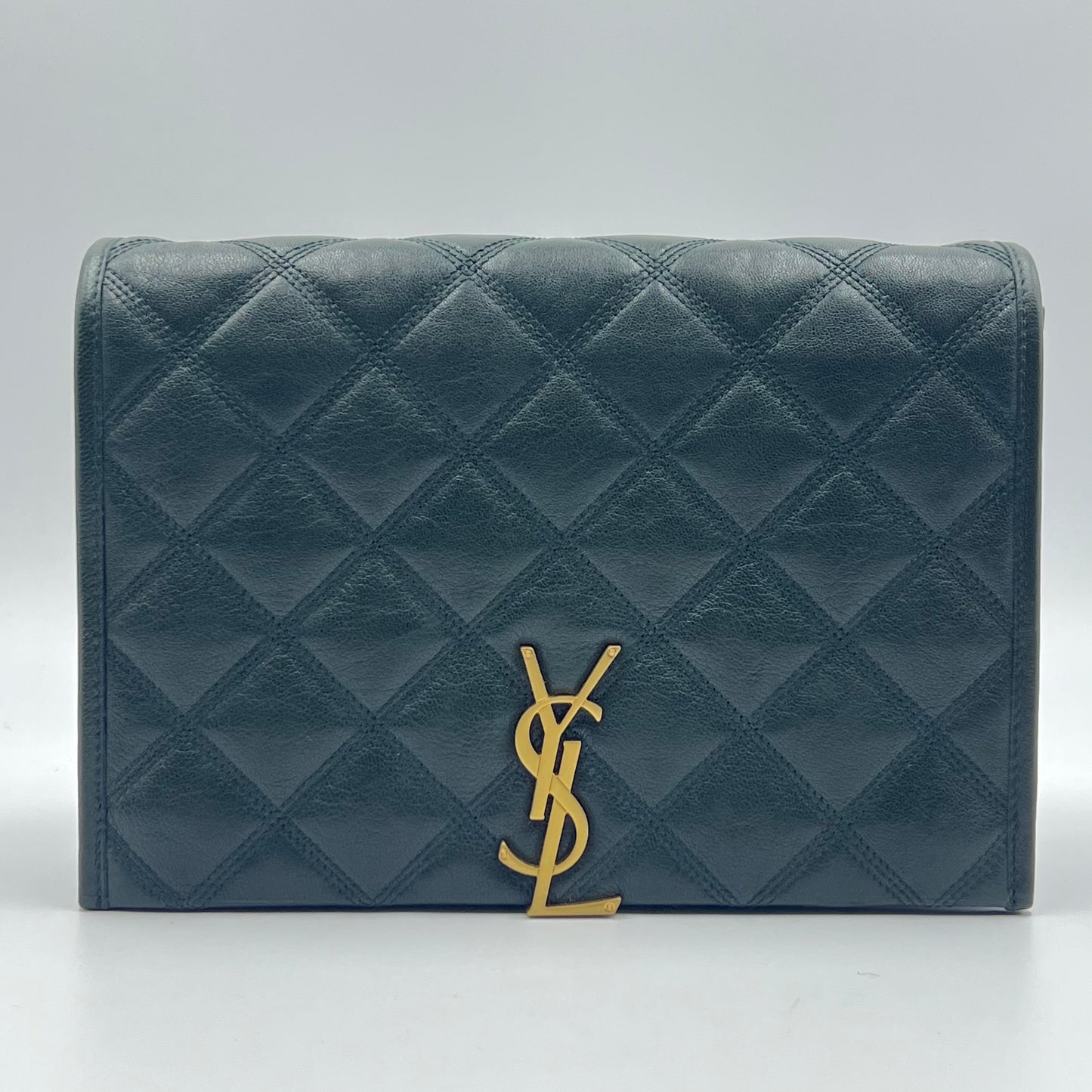 quilted becky chain shoulder bag Green