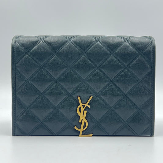 quilted becky chain shoulder bag Green