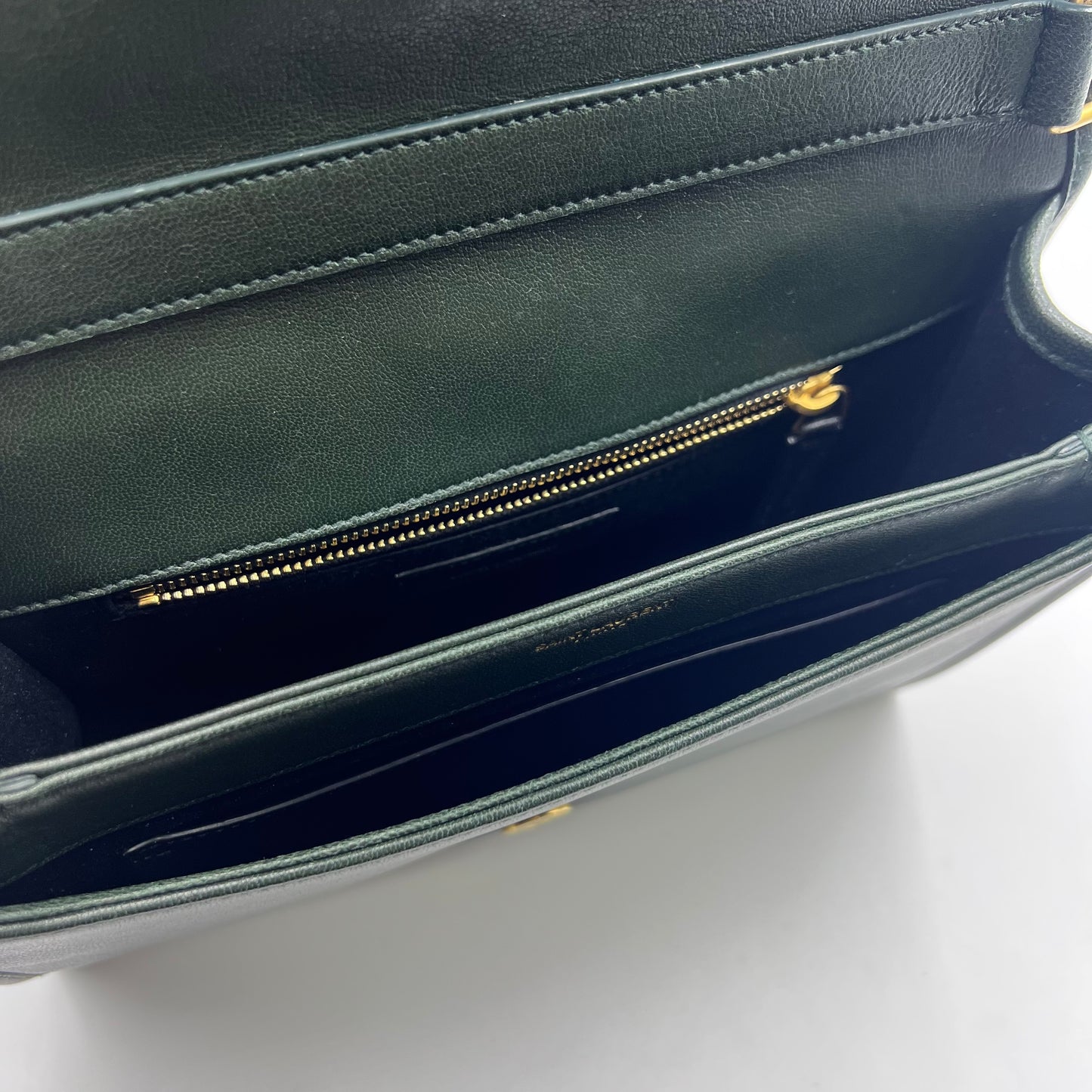 quilted becky chain shoulder bag Green