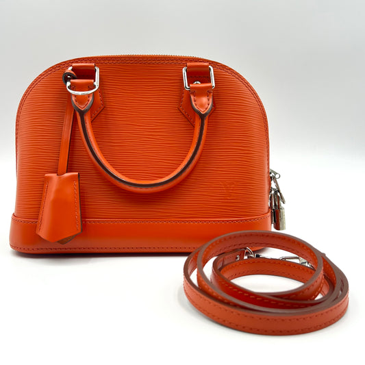 Epi Leather Alma BB Orange