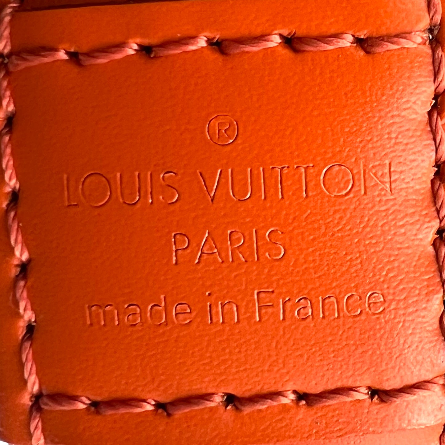 Epi Leather Alma BB Orange