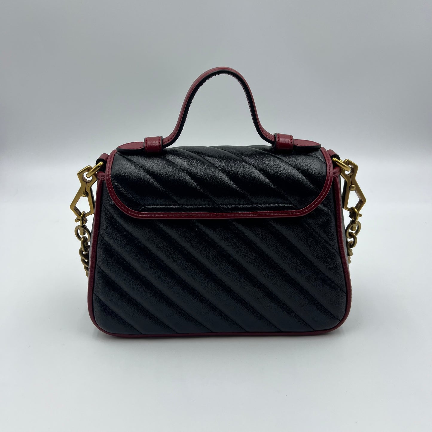 gg marmont top handle mini bag