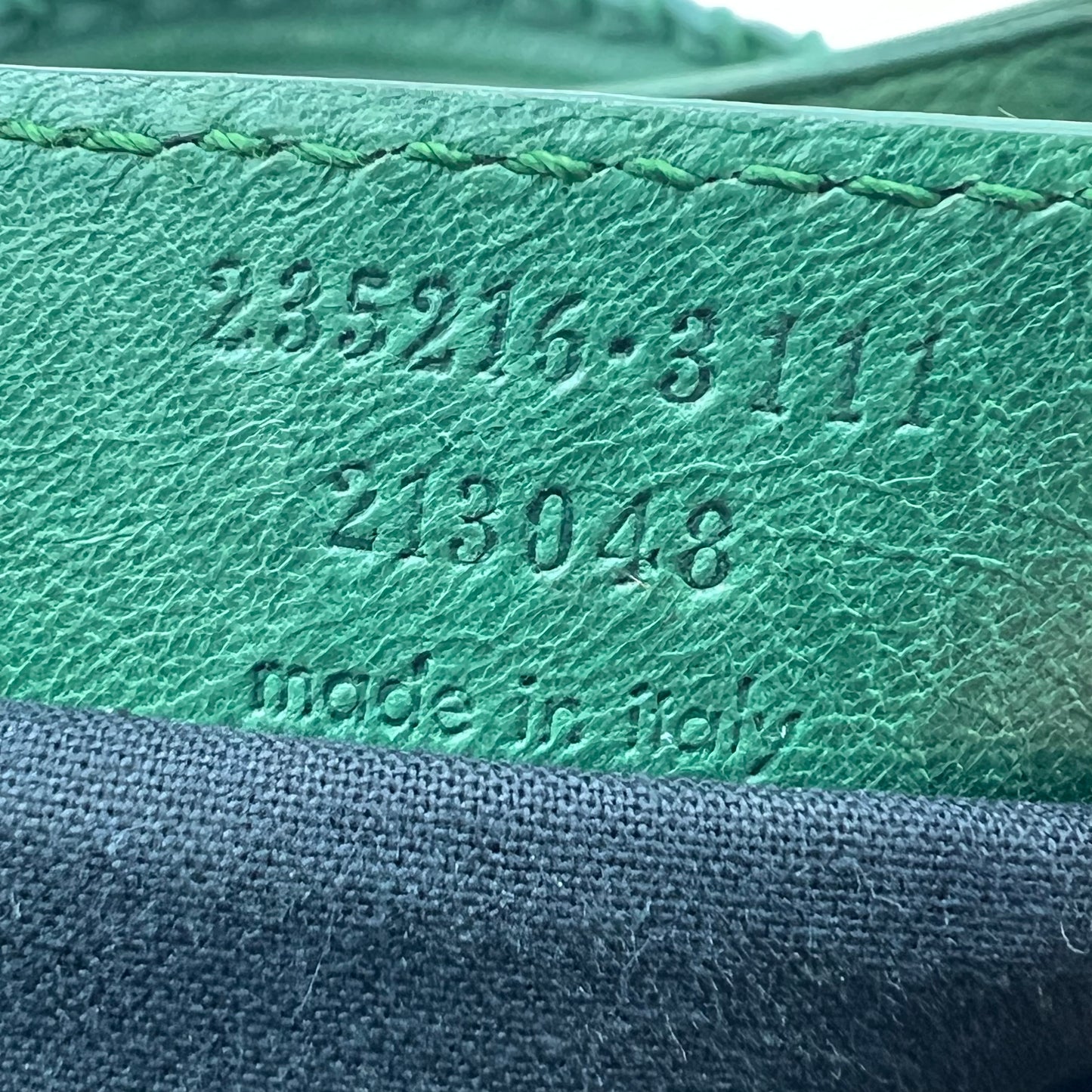Green Motocross Giant 12 Velo Leather Satchel