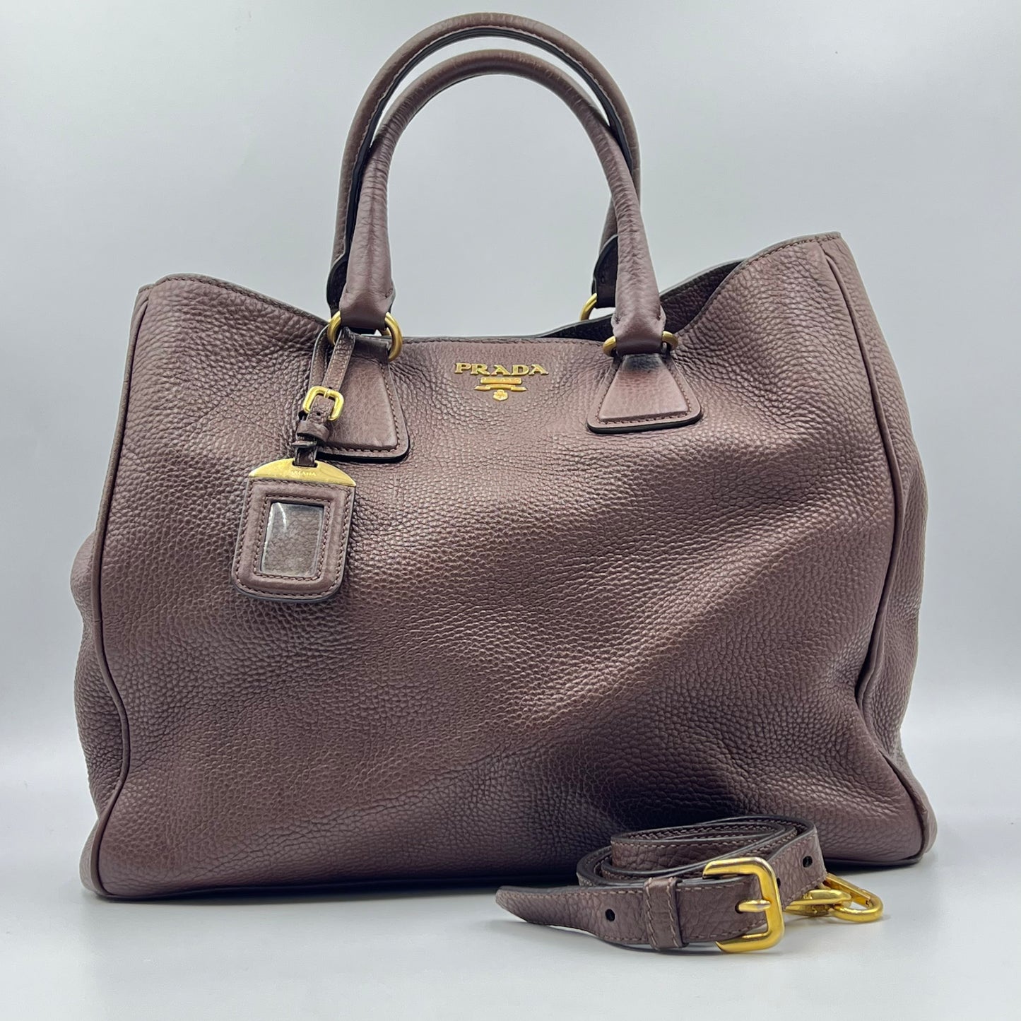 Vitello Daino Leather Tote