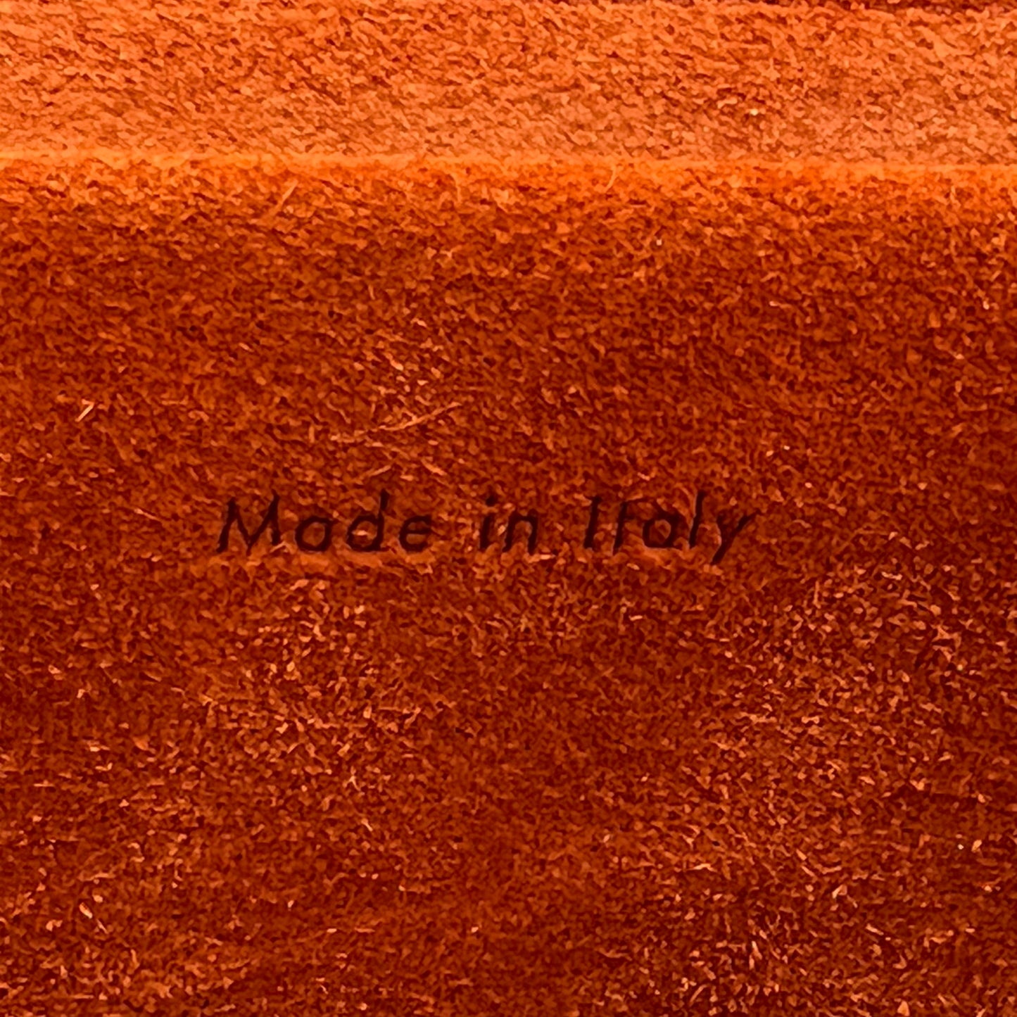 Tri-Color Orange Smooth Calfskin Leather Mini Belt Bag