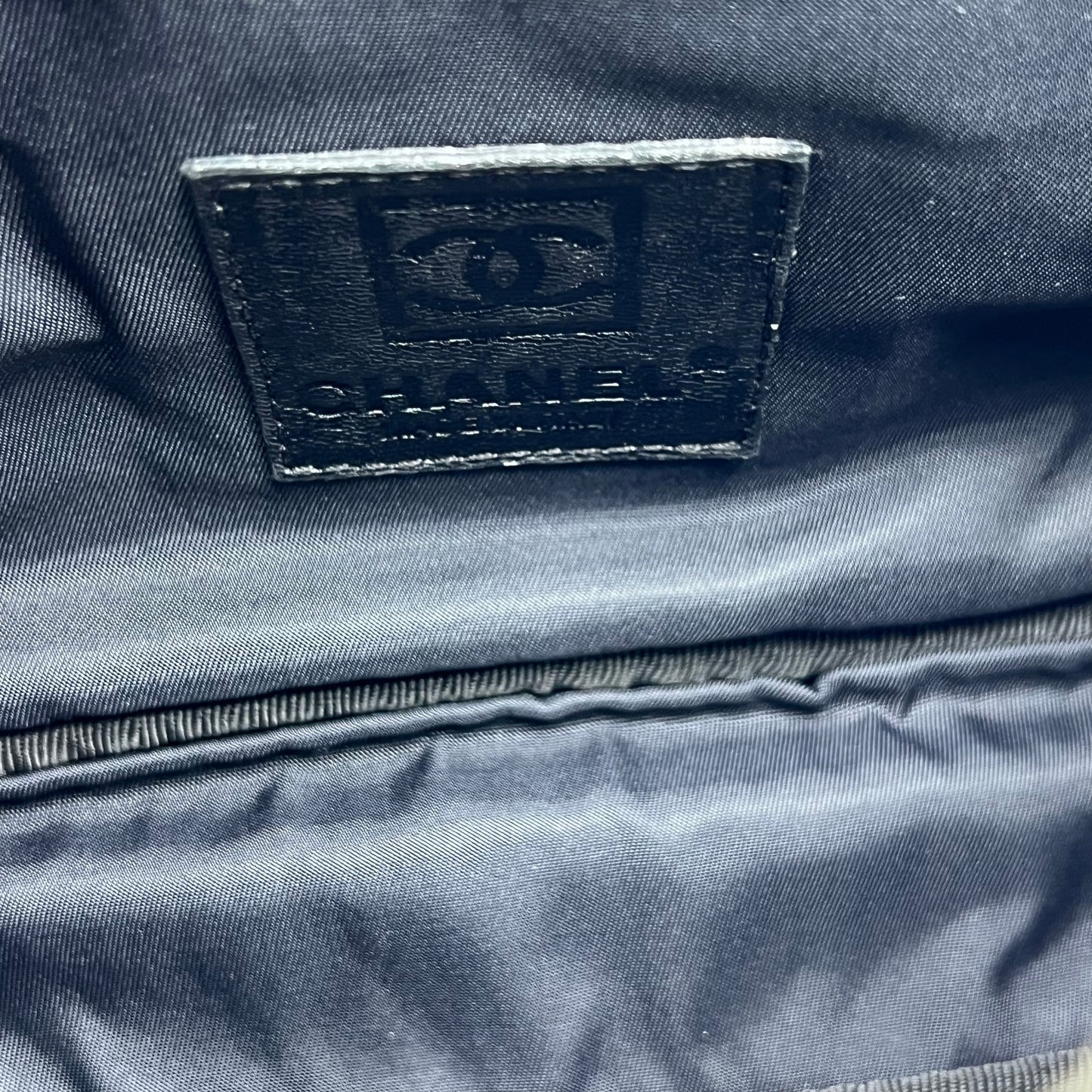 Suede Square Quilt Sport Ligne Flap Bag