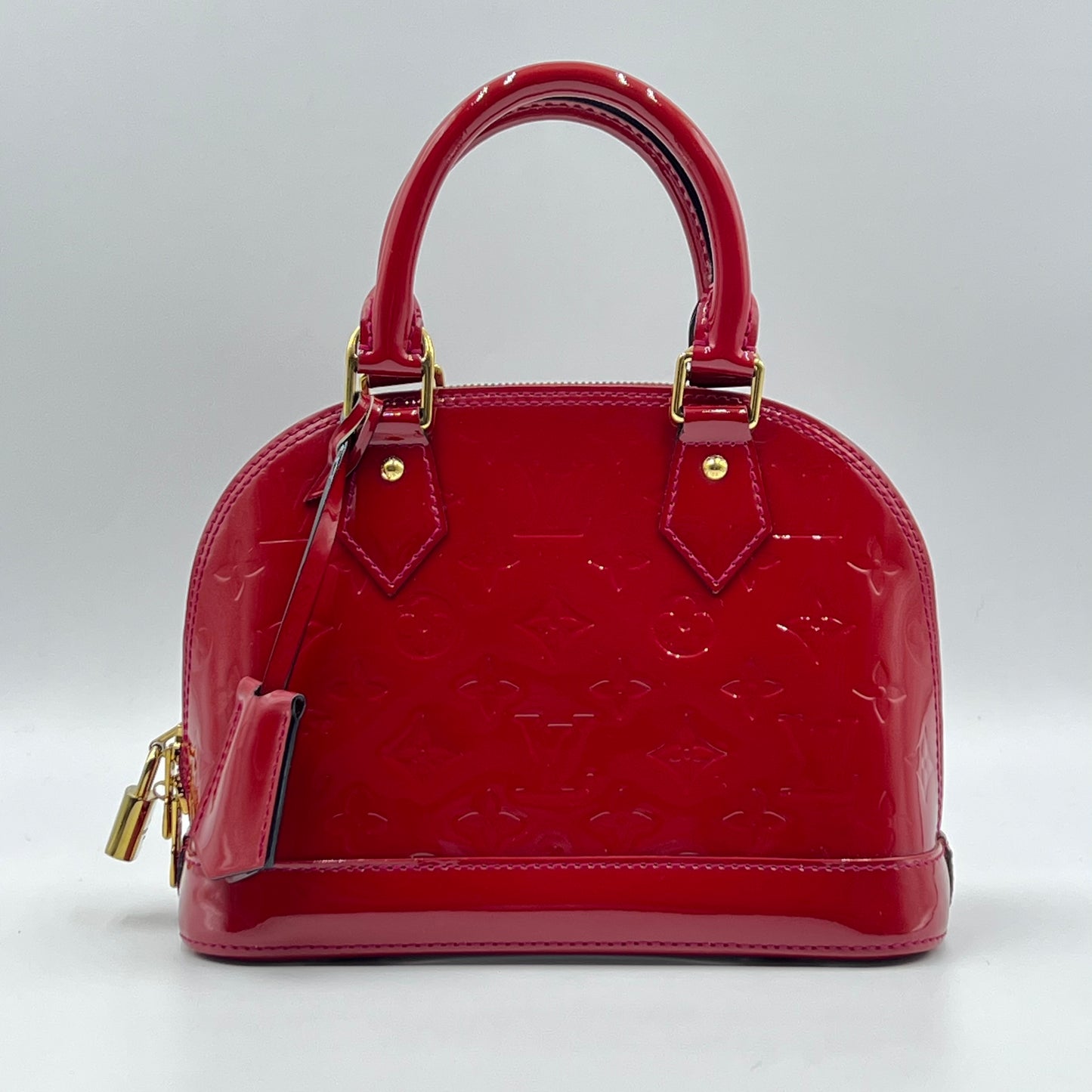 Vernis Patent Leather Alma BB Cherry