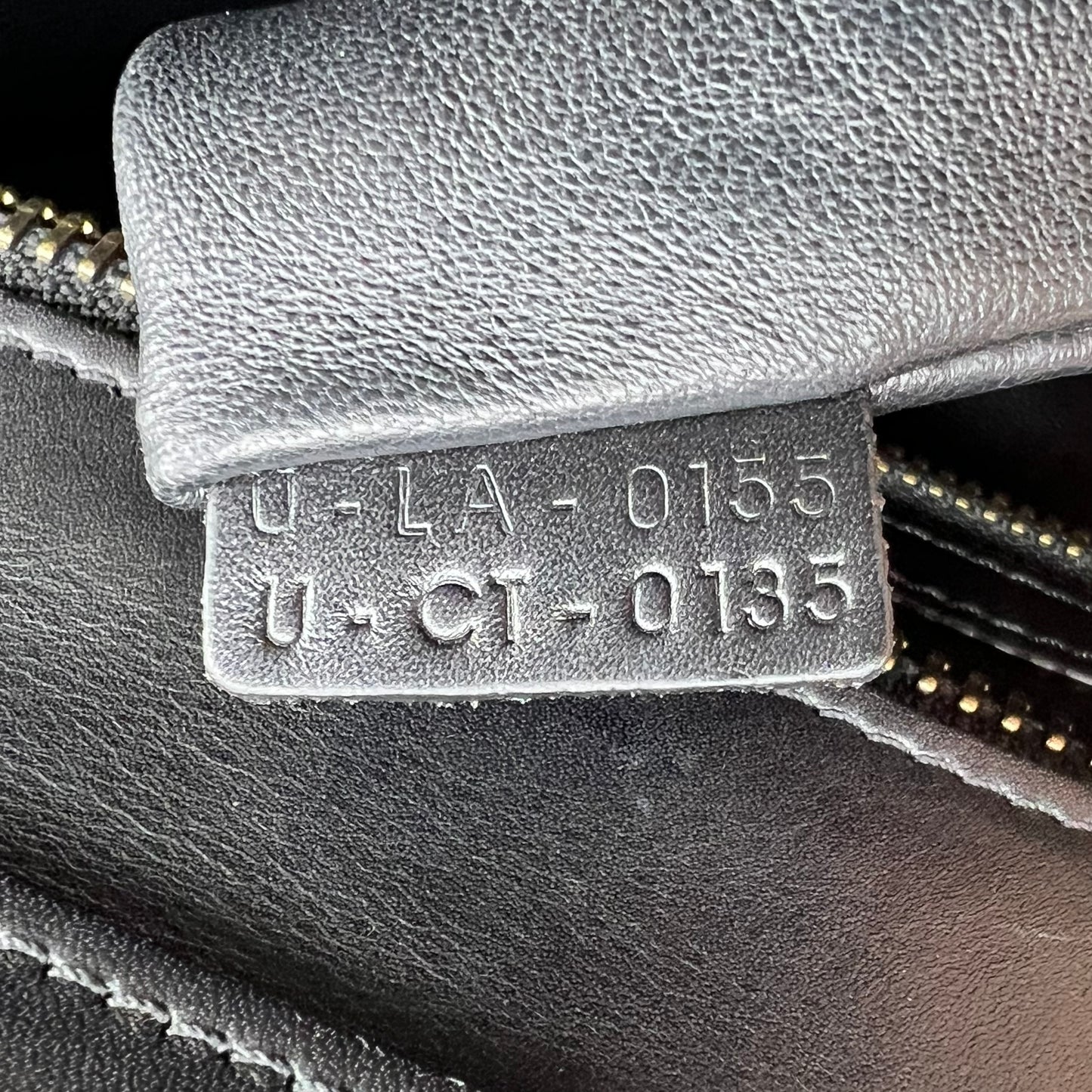 Tricolor Luggage Bag Leather Mini