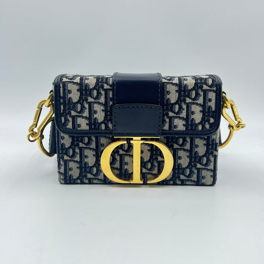 Oblique 30 Montaigne Box Bag Blue