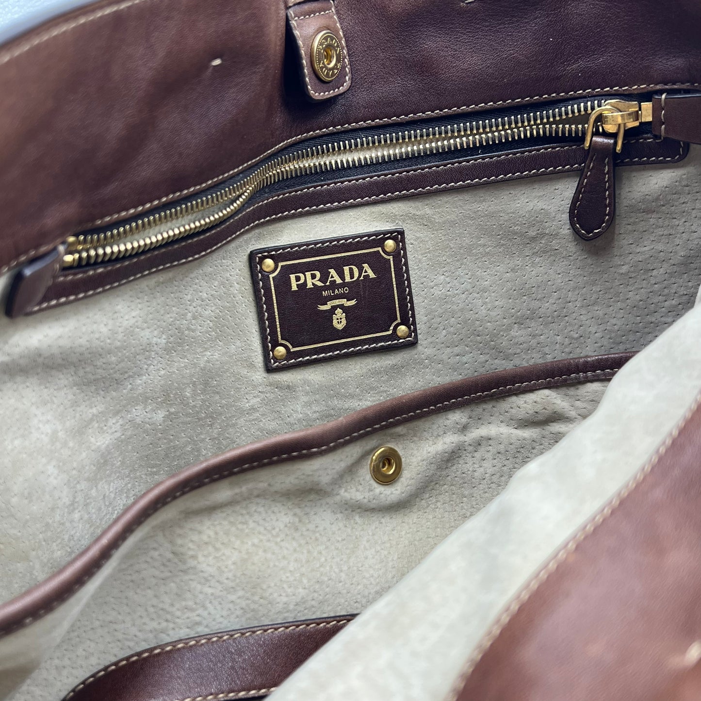 Soft Calfskin Leather Large Shopping Tote Bag