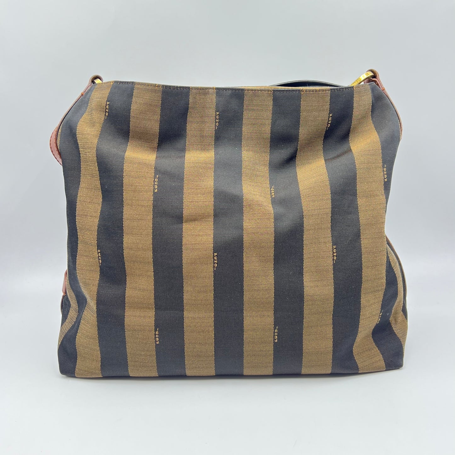Pequin Cuoio Vegetale Large Hobo Tobaccoo Black Cuoio