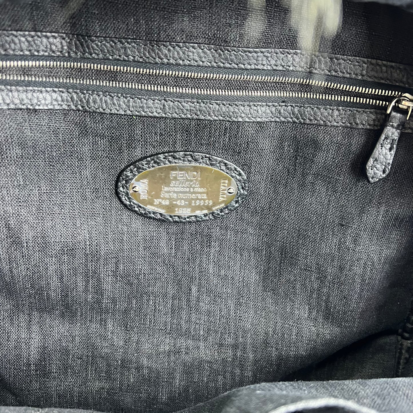 Monster Backpack With Mohawk Fur Crest Gray/Black
