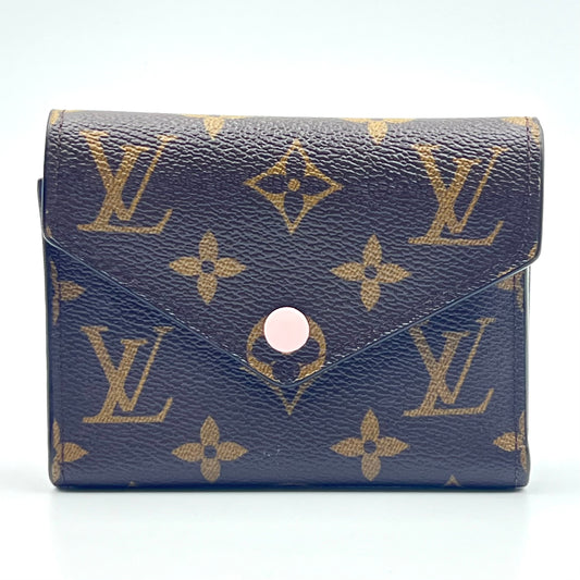 Monogram Canvas Victorine Wallet Pink