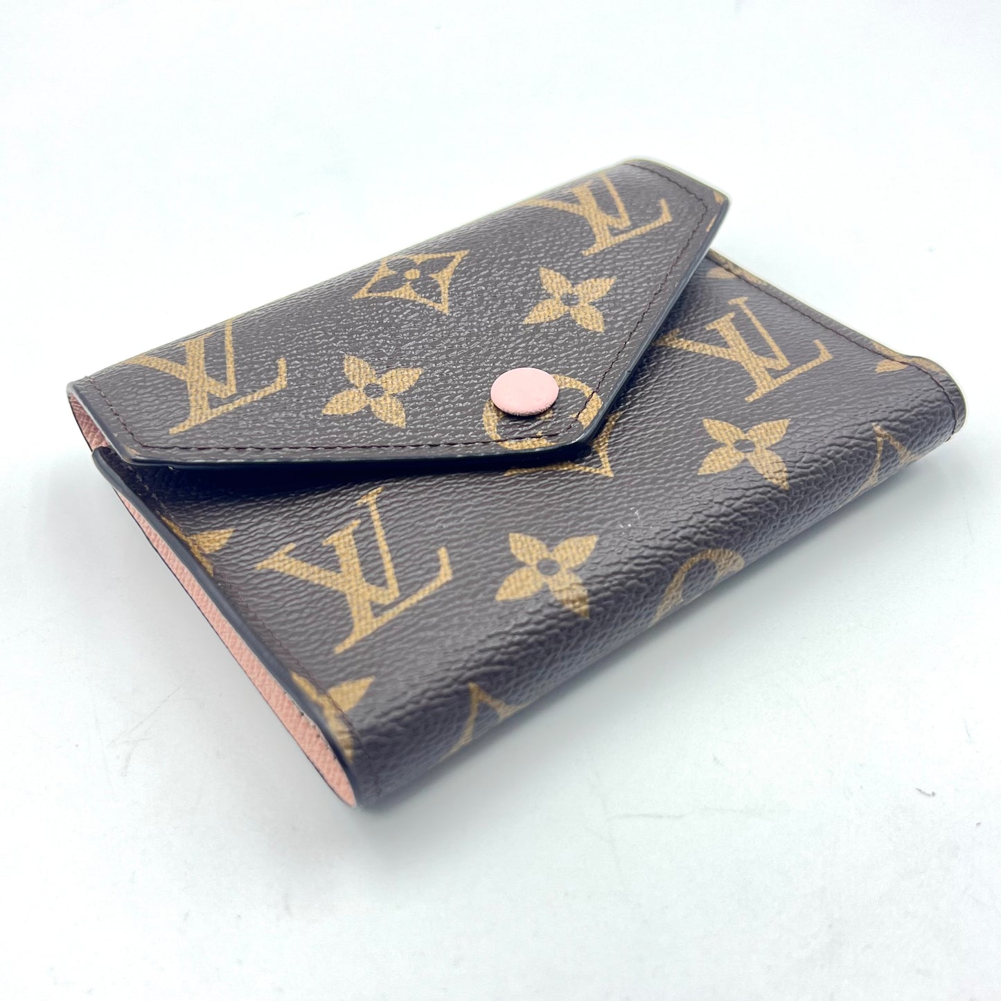 Monogram Canvas Victorine Wallet Pink