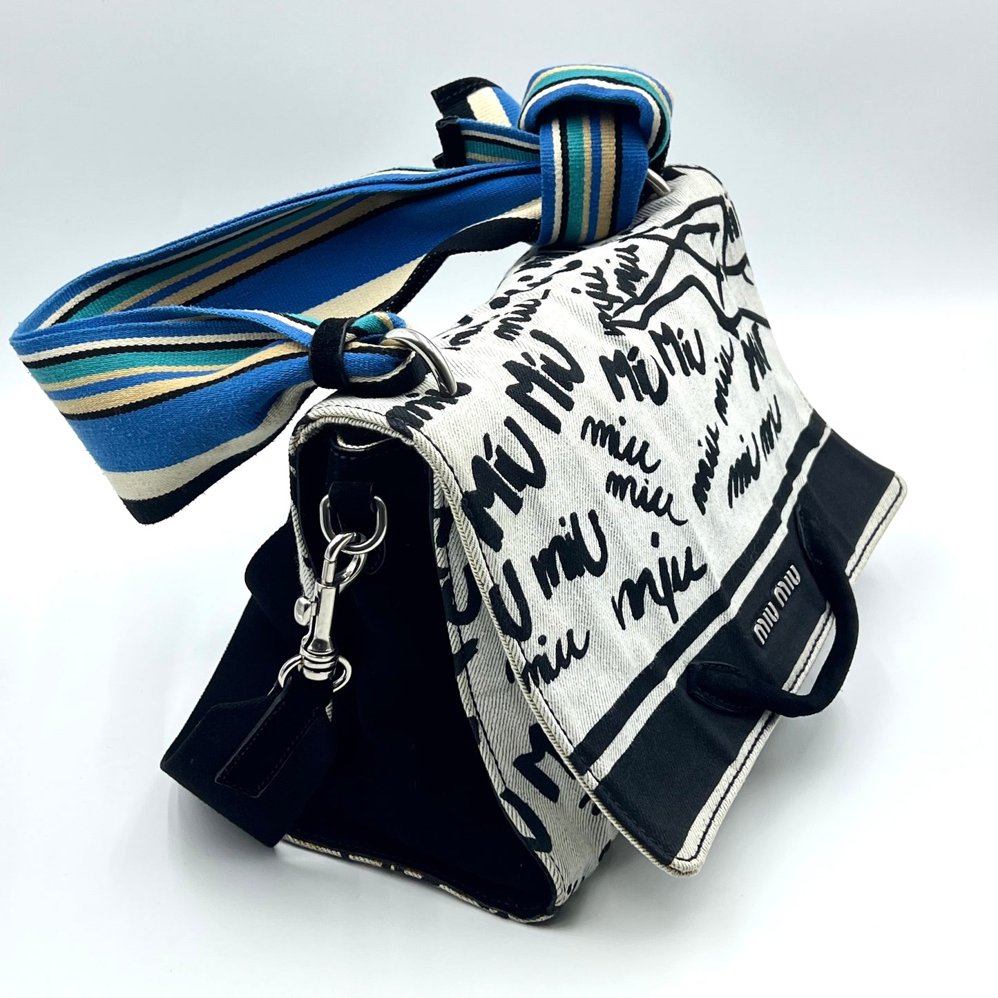 Canvas Print Shoulder Bag