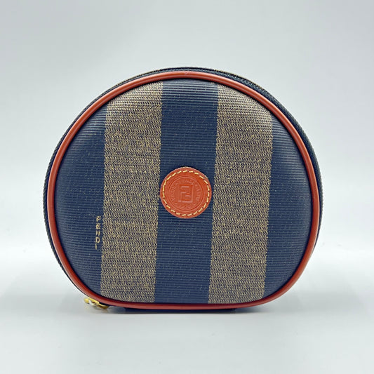 Pequin Pouch inner Mirror Bag Khaki PVC Leather