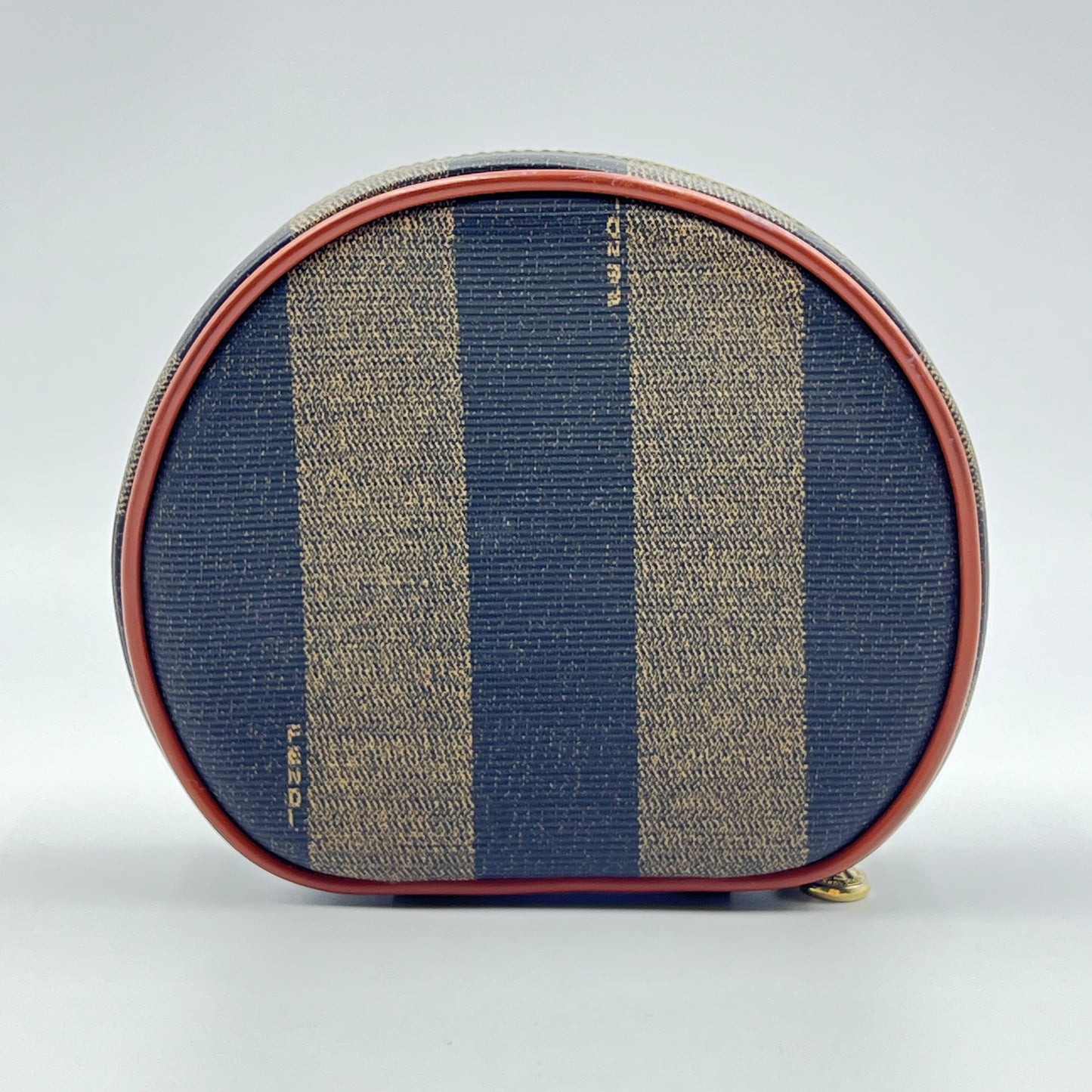 Pequin Pouch inner Mirror Bag Khaki PVC Leather