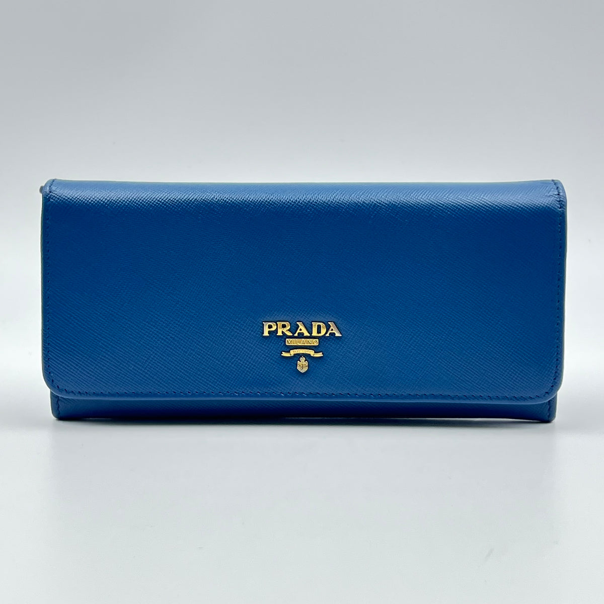 Saffiano Metal Continental Flap Wallet Bleuette — view 1 of 8 Saffiano Metal Continental Flap Wallet Bleuette, view 1 of 8