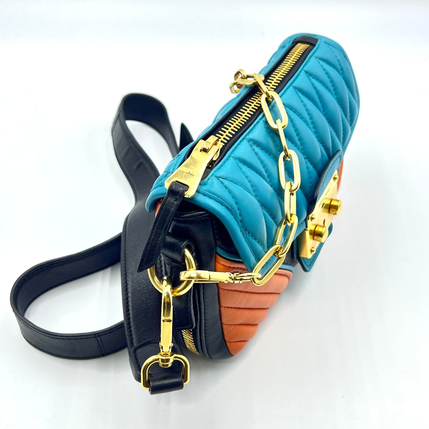 Nappa Biker Shoulder Bag