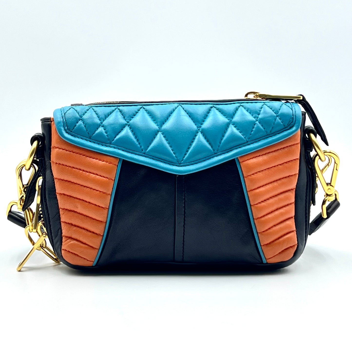 Nappa Biker Shoulder Bag