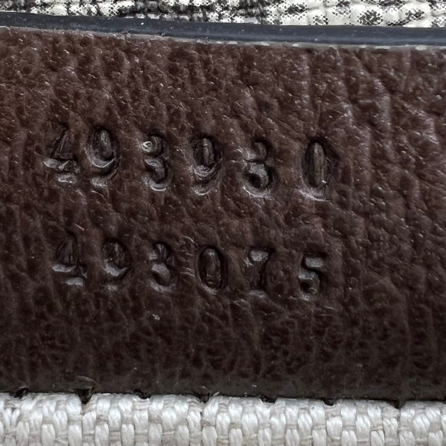 GG Supreme Monogram Neo Vintage Web Belt Bag Brown